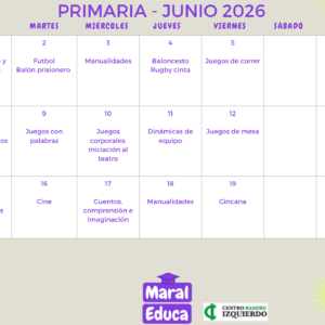 Escoleta Vespertina Junio 2026
